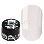 Kira Nails Acryl Gel Glitter Milk - Акрил-гель (молочный с глиттером), 15 г