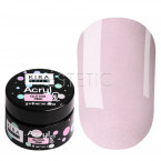 Kira Nails Acryl Gel Glitter Pink - Акрил-гель (розовый с глиттером), 15 г