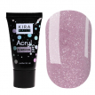 Kira Nails Acryl Gel Glamour №04 - Акрил-гель (приглушенный розово-лиловый, с блестками), 30 г
