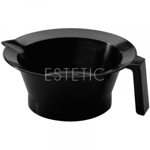 Comair Миска для краски 3011695 c ручкой черная, 200 мл