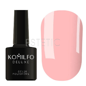 Гель-лак Komilfo Deluxe Series №D210 (ніжно-рожевий, емаль), 8 мл