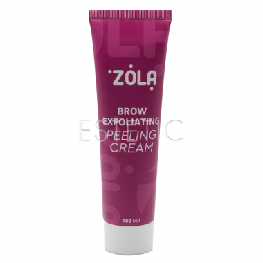 ZOLA Brow Exfoliating Peeling Cream - Крем-скатка для брів, 100 мл