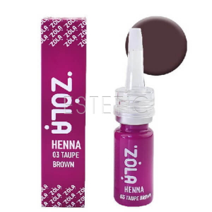 ZOLA Хна профессиональная для бровей №03 Taupe Brown (серо-коричневый), 10 гр