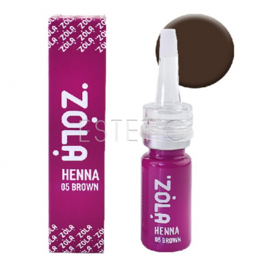 ZOLA Хна професійна для брів №05 Brown (коричневий), 10 гр 