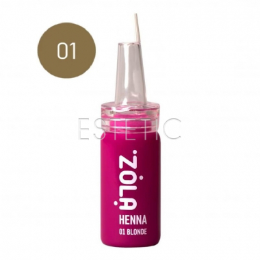 ZOLA Хна профессиональная для бровей №01 Blonde (светло-коричневый), 10 гр