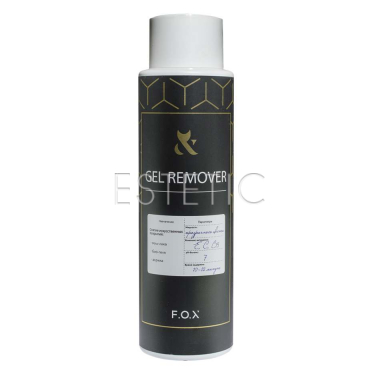 F.O.X Gel remover - Засіб для зняття гель-лаку, біогелю, 550 мл