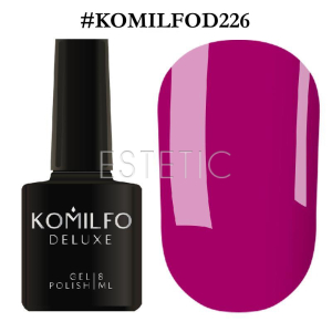 Гель-лак Komilfo Deluxe Series №D226 (рожева маджента, емаль), 8 мл