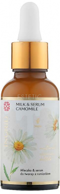 Ingrid Cosmetics Vegan Milk & Serum Camomile - Молочко-сироватка для обличчя з ромашкою, 30 мл
