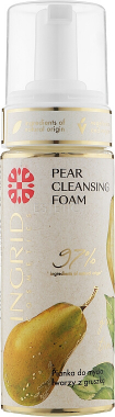Ingrid Cosmetics Vegan Pear Cleansing Foam - Пінка для вмивання з грушею, 150 мл