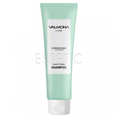 VALMONA Ayurvedic Scalp Solution Black Cumin Shampoo - Шампунь для волосся зміцнюючий із цілющих трав, 100 мл