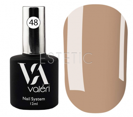 Valeri Base Color №048 - кольорова база для гель-лаку (какао), 12 мл
