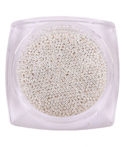 KOMILFO Бульйонки металеві Silver (0,8 мм), 6 г