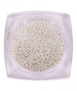 KOMILFO Бульйонки металеві Silver (1,0 мм), 6 г