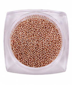 KOMILFO Бульонки металлические Rose Gold (0,8 мм), 6 г