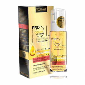 VOLLARE Macadamia Oil Hair Serum - Масло для окрашеных волос на основе масла макадамии, 30 мл