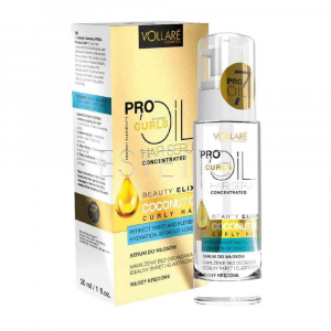 VOLLARE Coconut Oil Hair Serum - Масло для кучерявого волосся на основі кокосового масла, 30 мл