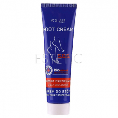 VOLLARE S.O.S Maximum Regenerating Foot Cream - Крем для ніг відновлюючий, 100 мл