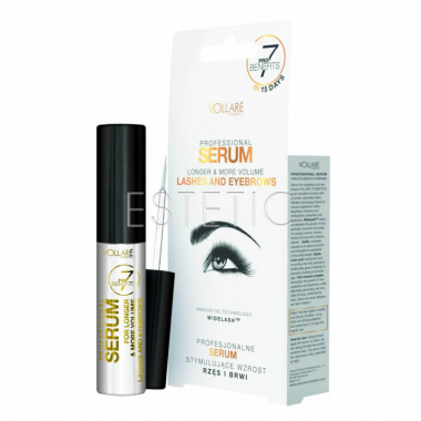 VOLLARE Serum For Eyelashes And Eyebrows - Сыворотка для ресниц и бровей, 9 мл