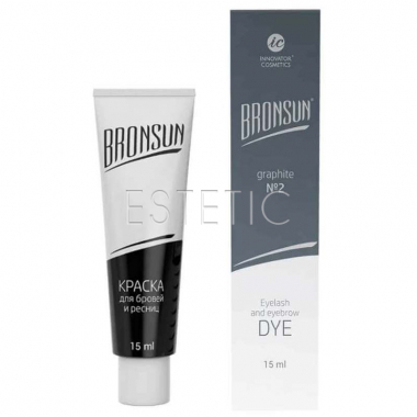 Bronsun Eyebrow & Eyelashes DUY №2 Graphite - Краска для бровей и ресниц (графит), 15 мл