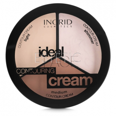 Ingrid Ideal Face Countouring Cream - Палітра для контурування обличчя, 18 г