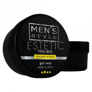 Profi Style Men's Style Gel-Wax Hold&Shine - Гель-воск MEN`S STYLE фиксация и блеск, 80 мл