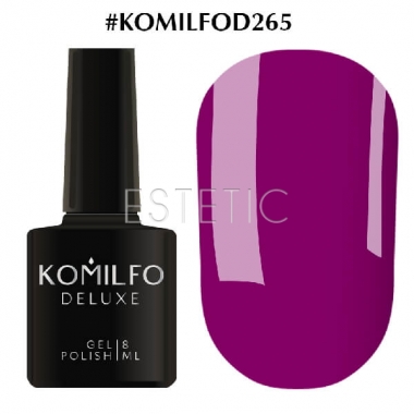 Гель-лак Komilfo Deluxe Series №D265 (пурпурна фуксія, емаль), 8 мл