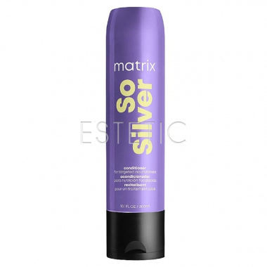 Matrix Total Results Color Obsessed So Silver Conditioner Кондиционер для питания и придания блеска волосам оттенков блонд и платиновый блонд, 300 мл