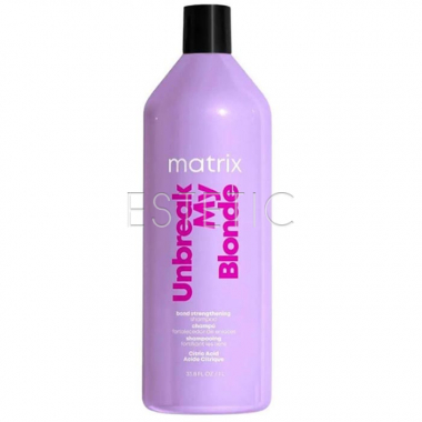 MATRIX Total Results UnBreak My Blonde Strengthening Shampoo - Шампунь для укрепления волос, 300 мл