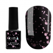 Kira Nails No Wipe Top Pink Yogurt - топ без липкого слоя с розовой крошкой, 6 мл