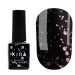 Фото 1 - Kira Nails No Wipe Top Pink Yogurt - топ без липкого слоя с розовой крошкой, 6 мл