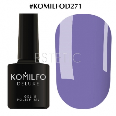 Гель-лак Komilfo Deluxe Series №D271 (сине-лавандовый, эмаль), 8 мл