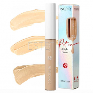 Ingrid Cosmetics Vegan High Cover Concealer Коректор з центелою азійською, 7 мл