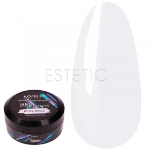 Komilfo Gel Premium Milky White Intense - гель-премиум (интенсивный молочно-белый), 15 г