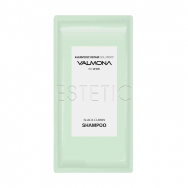 VALMONA Ayurvedic Scalp Solition Black Cumin Shampoo - Шампунь для волосся відновлюючий з чорним кмином, 10 мл