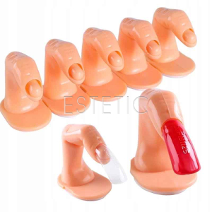 Палец для обучения маникюру, без лунки