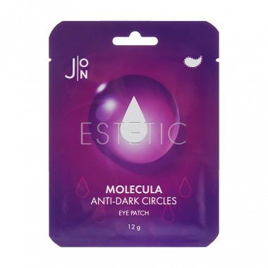 J:ON Molecula Anti-Dark Circles Eye Patch - Патчи тканевые для глаз против темных кругов, 12 г