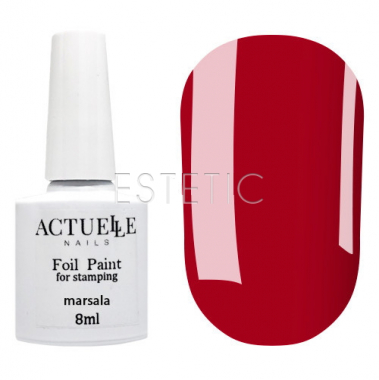 Actuelle Nails Лак-краска для стемпинга Marsala (марсала), 8 мл