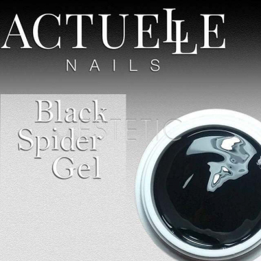 ACTUELLE Spider Gel Black - Гель-паутинка (черный), 5 г