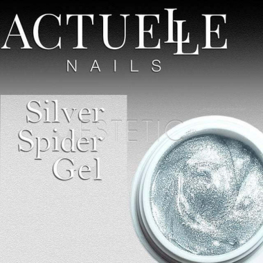 ACTUELLE Spider Gel Silver - Гель-паутинка (серебристый), 5 г