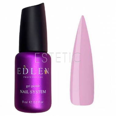 Edlen Professional French Rubber Base №055 - Камуфлююча база для гель-лаку (попелясто-рожевий), 9 мл 