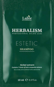 La'dor Herbalism Shampoo - Шампунь-саше трав'яний заспокійливий проти випадіння волосся, 10 мл