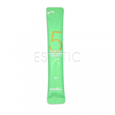MASIL 5 Probiotics Scalp Scaling Shampoo Stic Pouch - Шампунь-саше для глубокого очищения кожи голови, 8 мл