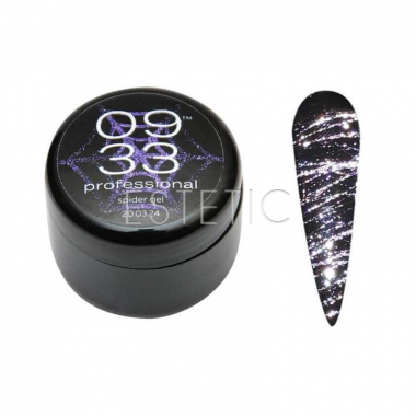 0933 Professional Spider gel №3 (Violet) - Светоотражающий гель-паутинка (фиолетовый), 5 мл