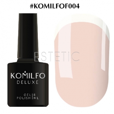 Гель-лак Komilfo French Collection №F004 (перлинно-рожевий, емаль, для френча), 8 мл