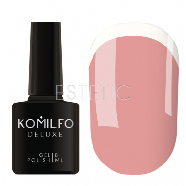 Гель-лак Komilfo French Collection №F006 (облачно-розовый, эмаль, для френча), 8 мл