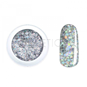 ACTUELLE Disco Gel Silver - Гель с блестками (серебро), 5 г