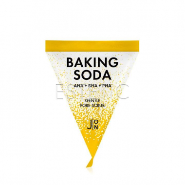 J:ON Baking Soda Gentle Pore Scrub - Содовый скраб для глубокого очищения лица с двойным действием, 5 г