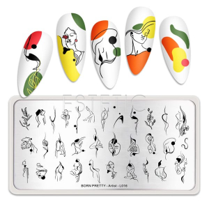 Born Pretty Artist L016 Пластина для стемпинга в конверте