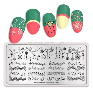 Born Pretty Decoration L002 Пластина для стемпінгу