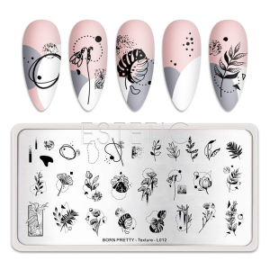 Born Pretty Texture L012 Пластина для стемпінгу